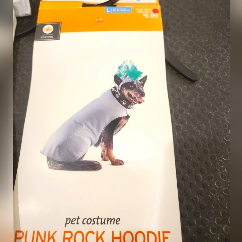 3/$20 Dog Costume Punk Rock Pet Hoodie
